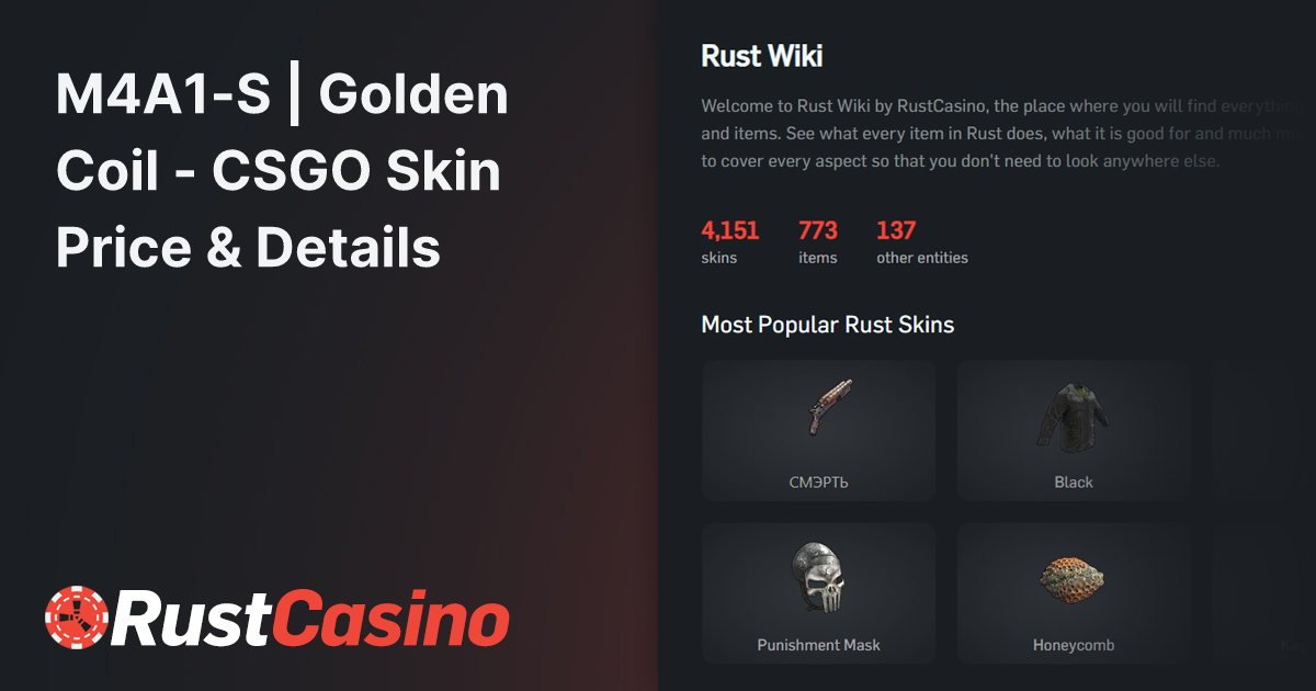 M4A1-S | Golden Coil - CSGO Skin Price & Details