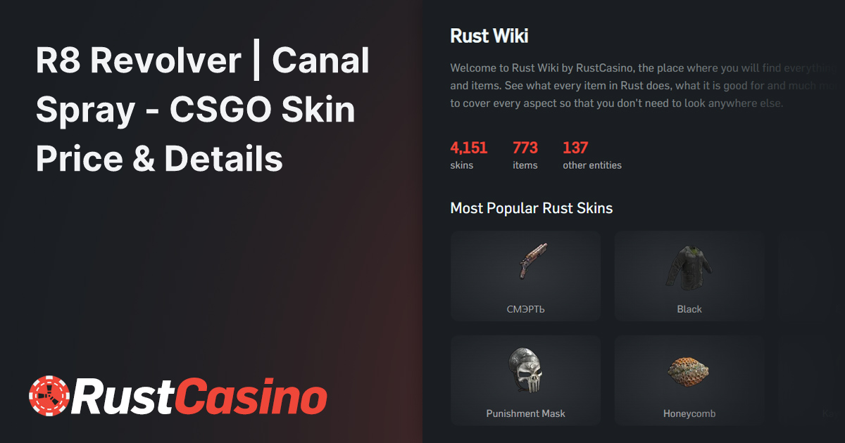 R8 Revolver | Canal Spray - CSGO Skin Price & Details